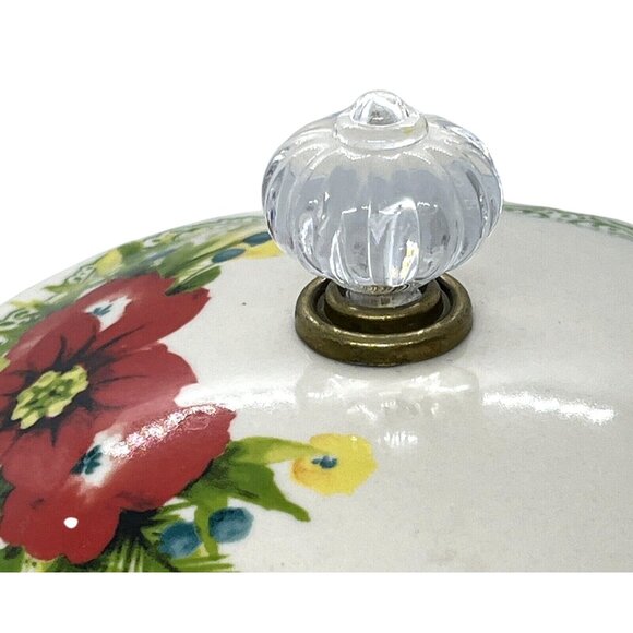 The Pioneer Woman HOLIDAY CHEER 5" Tall Christmas Pedestal Lidded CANDY DISH - Picture 5 of 16